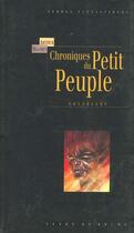 Couverture du livre « Chronique du petit peuple ; nouvelles » de Arthur Machen aux éditions Terre De Brume