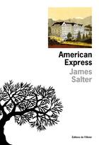 Couverture du livre « American express » de James Salter aux éditions Editions De L'olivier