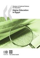 Couverture du livre « Higher education in Egypt 2010 » de  aux éditions Ocde