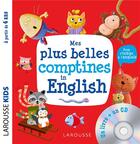 Couverture du livre « Mes plus belles comptines in english » de  aux éditions Larousse