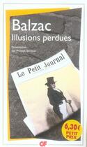 Couverture du livre « Illusions perdues » de Honoré De Balzac aux éditions Flammarion