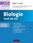 Couverture du livre « Biologie ; BCPST 1ère année ; tout-en-un (3e édition) » de Pierre Peycru aux éditions Dunod