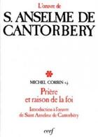 Couverture du livre « Prière et raison de la foi » de Michel Corbin aux éditions Cerf