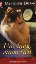 Couverture du livre « Une lady, sinon rien » de Meredith Duran aux éditions J'ai Lu