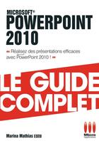 Couverture du livre « Powerpoint 2010 » de Mathias-M aux éditions Ma