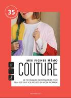Couverture du livre « Mes fiches mémo couture » de  aux éditions Marabout