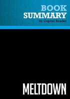 Couverture du livre « Summary: Meltdown : Review and Analysis of Katrina vanden Heuvel's Book » de Businessnews Publish aux éditions Political Book Summaries