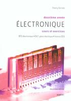 Couverture du livre « Electronique 2eme annee 2eme edition » de Gervais T. aux éditions Vuibert