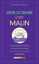 Couverture du livre « Bien dormir c'est malin » de Nathalie Ferron aux éditions Quotidien Malin