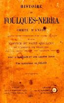 Couverture du livre « Histoire de Foulques-Nerra, comte d'Anjou » de Alexandre De Salies aux éditions 1000-id-100-c