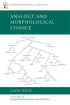 Couverture du livre « Analogy and Morphological Change » de Fertig David aux éditions Edinburgh University Press