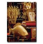 Couverture du livre « Yves Saint Laurent at home » de Jacques Lagrange et Marianne Haas aux éditions Assouline