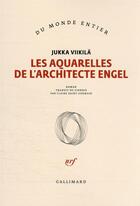 Couverture du livre « Les aquarelles de l'architecte Engel » de Jukka Viikila aux éditions Gallimard