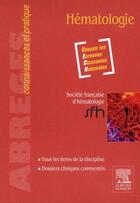Couverture du livre « Hématologie » de  aux éditions Elsevier-masson