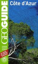 Couverture du livre « GEOguide ; Côte d'Azur (édition 2008/2009) » de Grandferry/Guitton aux éditions Gallimard-loisirs