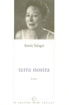 Couverture du livre « Terra nostra » de Annie Salager aux éditions Cherche Midi