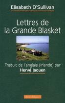 Couverture du livre « Lettres de la grande Blasket » de Elisabeth O'Sullivan aux éditions Editions Dialogues