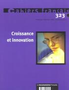 Couverture du livre « Croissance et innovation » de  aux éditions Documentation Francaise