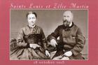 Couverture du livre « Carte postale - saints louis et zelie martin - 18 octobre 2015 » de  aux éditions Satisfecit