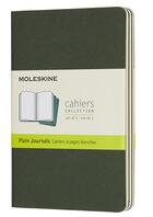 Couverture du livre « Cahier blanc poche myrte ; set de 3 » de  aux éditions Moleskine