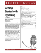 Couverture du livre « Getting started with Pyparsing » de Paul Mcguire aux éditions O'reilly Media