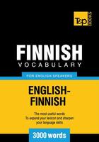 Couverture du livre « Finnish vocabulary for English speakers - 3000 words » de Andrey Taranov aux éditions T&p Books
