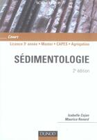 Couverture du livre « Sédimentologie (2e édition) » de Cojan/Renard aux éditions Dunod