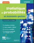 Couverture du livre « Statistique et probabilités en économie-gestion » de Christophe Hurlin aux éditions Dunod