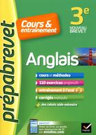 Couverture du livre « Anglais 3e (a2-b1) - prepabrevet cours & entrainement » de Bignaux Jeanne-Franc aux éditions Hatier