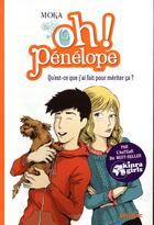 Couverture du livre « Oh ! Pénélope Tome 7 : qu'est-ce que j'ai fait pour mériter ça ? » de Nancy Pena et Moka aux éditions Play Bac