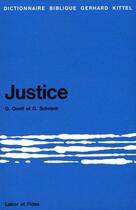 Couverture du livre « Justice » de Quell Gottfried aux éditions Labor Et Fides