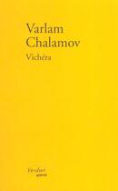 Couverture du livre « Vichera » de Varlam Chalamov aux éditions Verdier