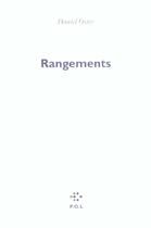 Couverture du livre « Rangements » de Daniel Oster aux éditions P.o.l