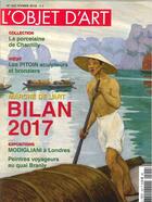 Couverture du livre « L'objet d'art n 542 bilan 2017 fevrier 2018 » de  aux éditions L'objet D'art