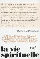 Couverture du livre « Therese et dominicains vs723 » de  aux éditions Cerf