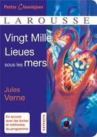 Couverture du livre « Vingt mille lieues sous les mers » de Jules Verne aux éditions Larousse