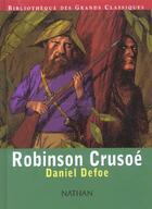 Couverture du livre « Robinson Crusoe » de Daniel Defoe aux éditions Nathan