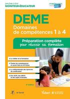 Couverture du livre « DEME ; domaines de compétences 1 à 4 » de Lucienne Suissa aux éditions Vuibert
