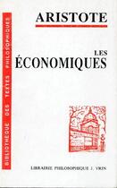 Couverture du livre « Les economiques » de Aristote aux éditions Vrin