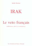 Couverture du livre « Irak. le veto francais » de  aux éditions Tequi