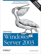 Couverture du livre « Learning Windows Server 2003 » de Jonathan Hassell aux éditions O'reilly Media