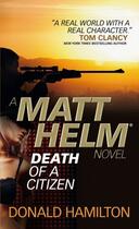 Couverture du livre « Matt Helm - Death of a Citizen » de Donald Hamilton aux éditions Titan Digital