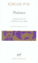 Couverture du livre « Poèmes ; genèse d'un poème » de Edgar Allan Poe aux éditions Gallimard