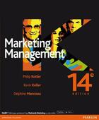 Couverture du livre « Marketing management (14e édition) » de Philip Kotler et Kevin Keller et Delphine Manceau aux éditions Pearson