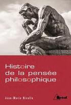 Couverture du livre « Histoire de la pensée philosophique » de Jean-Marie Nicolle aux éditions Breal