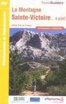 Couverture du livre « La montagne sainte victoire à pied » de  aux éditions Ffrp