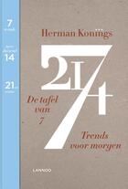 Couverture du livre « De tafel van 7 » de Herman Konings aux éditions Terra - Lannoo, Uitgeverij