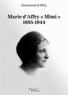 Couverture du livre « Marie d'Affry 