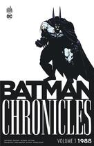 Couverture du livre « Batman chronicles 1988 volume 3 » de John Wagner aux éditions Urban Comics