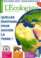 Couverture du livre « L'ecologiste n 56 quelles emotions pour sauver la terre ? - printemps 2020 » de  aux éditions L'ecologiste